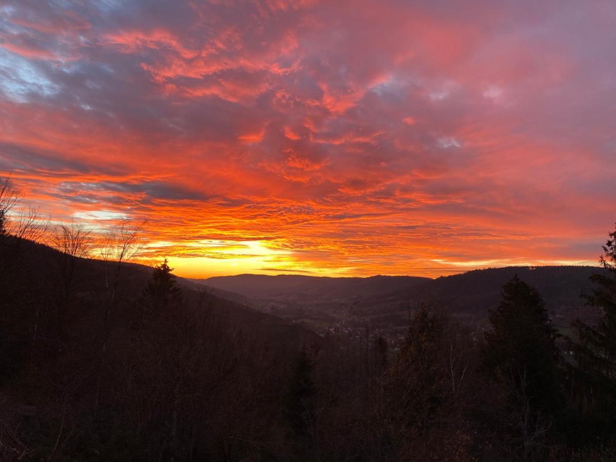 Le Gite Cozy De Bouvacote Avec Vue Panoramique Et Sauna Le Tholy Bagian luar foto