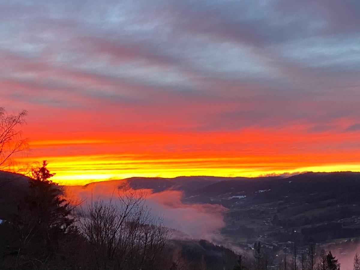 Le Gite Cozy De Bouvacote Avec Vue Panoramique Et Sauna Le Tholy Bagian luar foto
