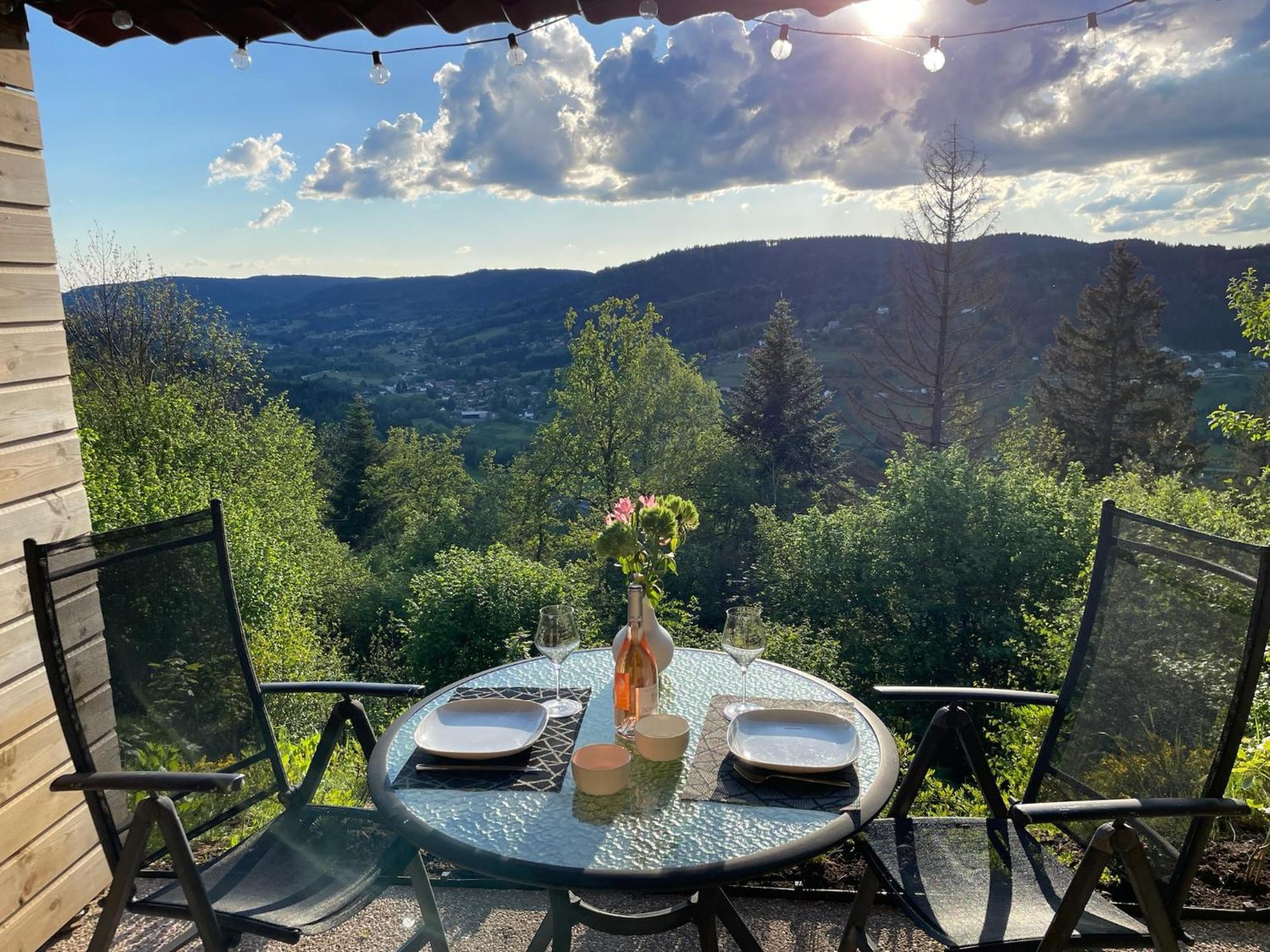 Le Gite Cozy De Bouvacote Avec Vue Panoramique Et Sauna Le Tholy Bagian luar foto