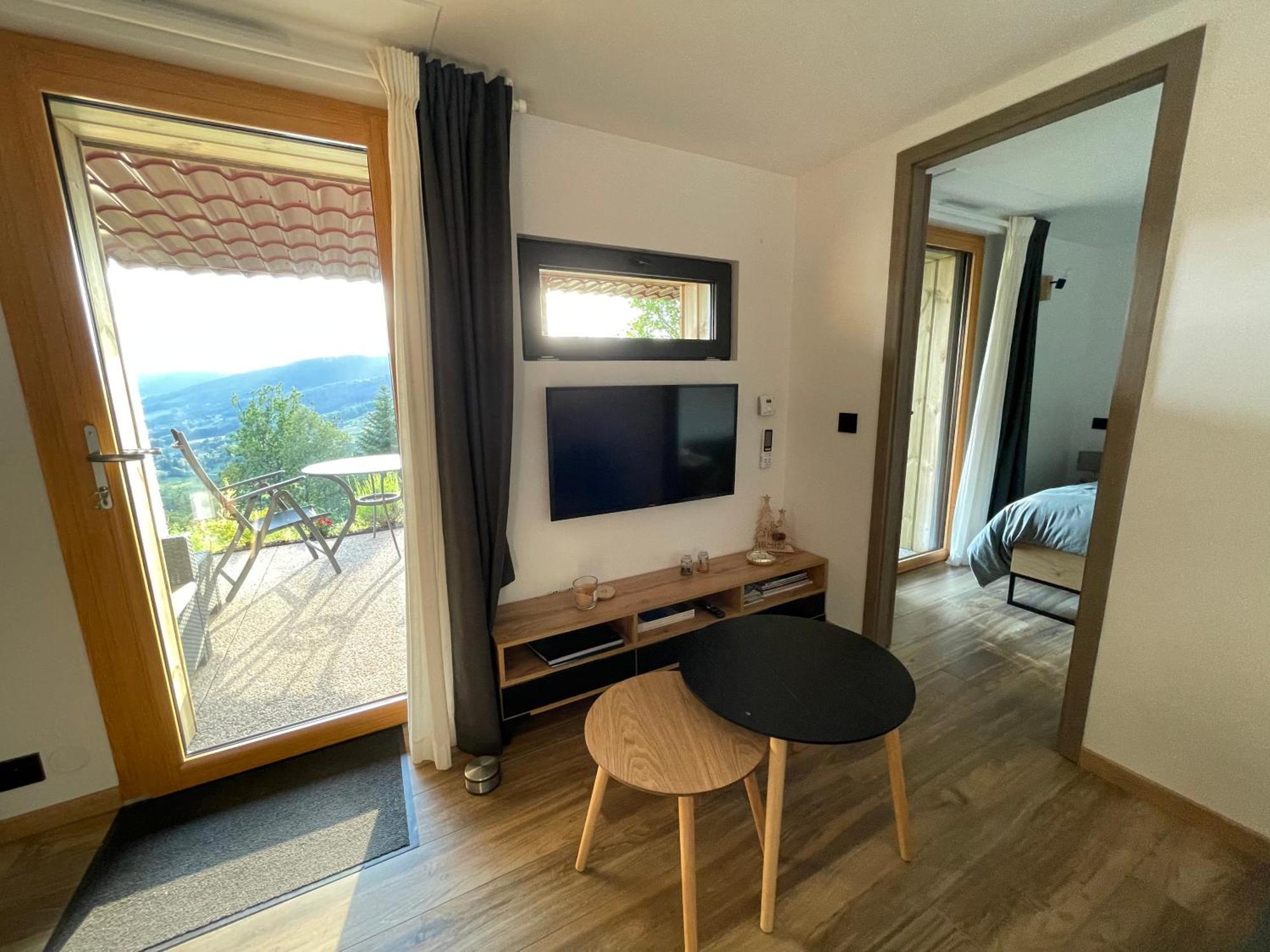 Le Gite Cozy De Bouvacote Avec Vue Panoramique Et Sauna Le Tholy Bagian luar foto
